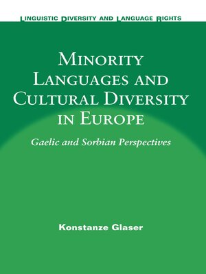 cover image of Minority Languages and Cultural Diversity in Europe